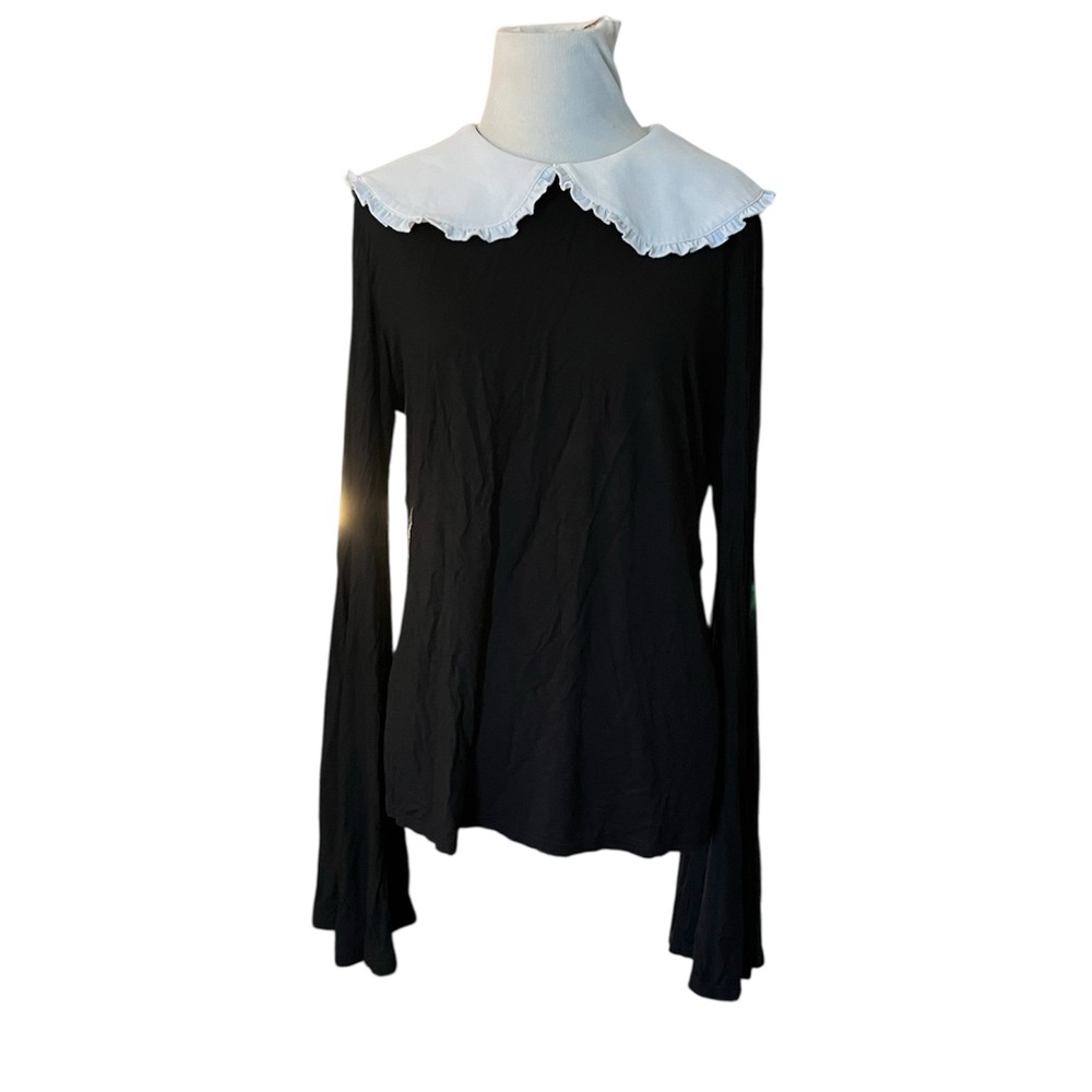 Killstar Gothic Goth Vintage Long Sleeve Top Blouse - Samantha SZ XXL